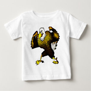 Cartoon Fighting Eagle Baby T-Shirt