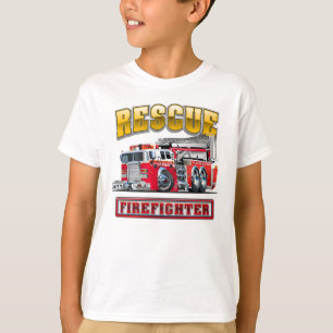 Cartoon firetruck T-Shirt