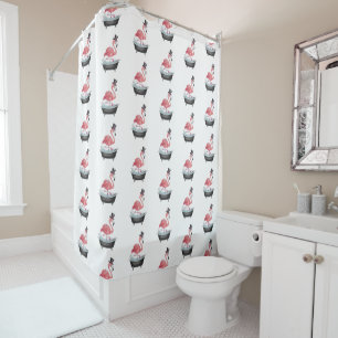 Cartoon Flamingo Pattern