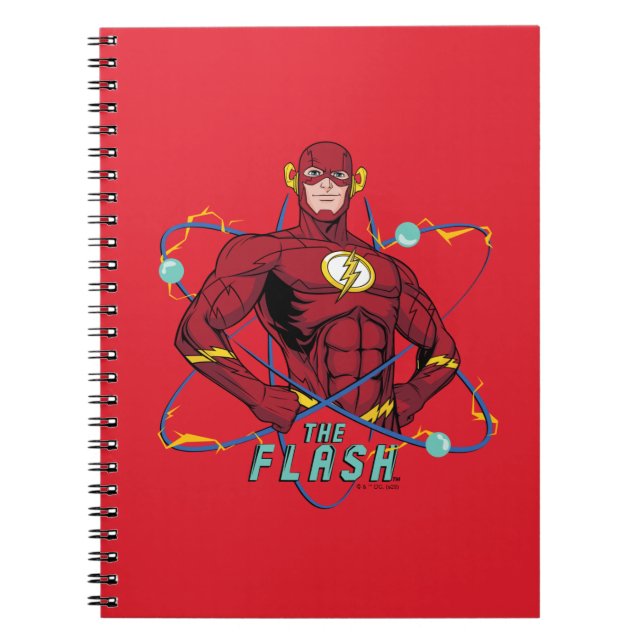 Cartoon Flash Atomic Graphic Notebook (Front)