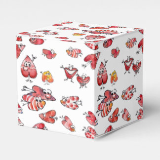 Cartoon Flying Love Hearts Paper Box