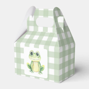 Cartoon Frog Baby Shower Favor Box