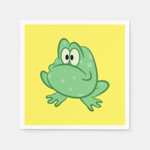 Cartoon Frog Napkin