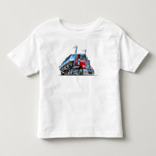 Cartoon fuel truck toddler t-shirt
