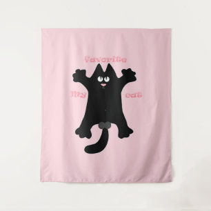 #cartoon #funny # cat throw pillow tapestry