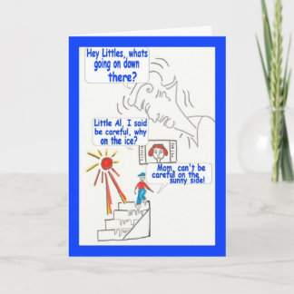 Cartoon funny humor Happy Birthday Card