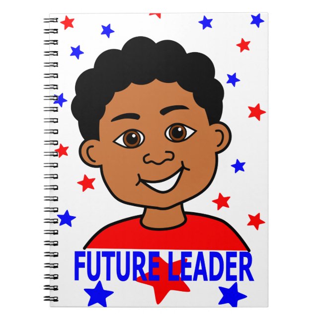 Cartoon Future Leader Image Notebook (Front)