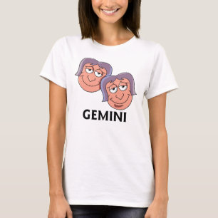 Cartoon Gemini Twins T-Shirt