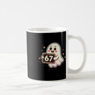 Cartoon Ghost 67 Meme  Coffee Mug