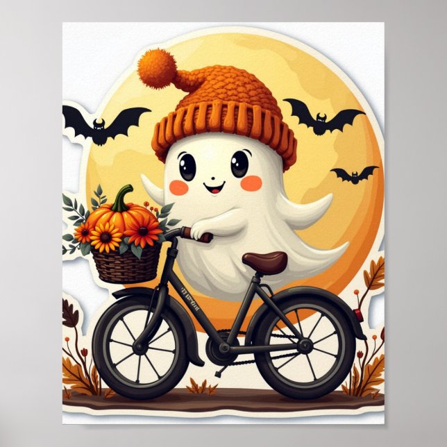 Cartoon ghost poster (Front)