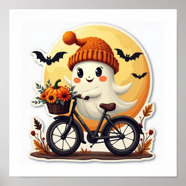 Cartoon ghost poster (Front)