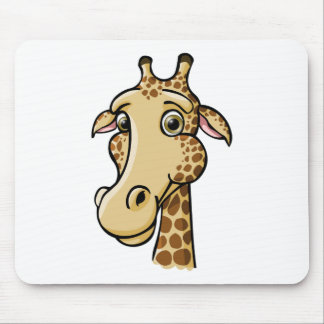 Cartoon Giraffe Mouse Pad