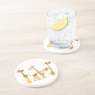 Cartoon Giraffes: The Herd Coaster