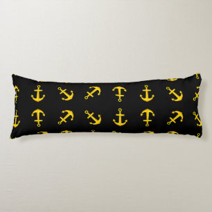 Cartoon Golden Boat Anchor Set Body Pillow