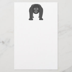 Cartoon Gorilla Stationery