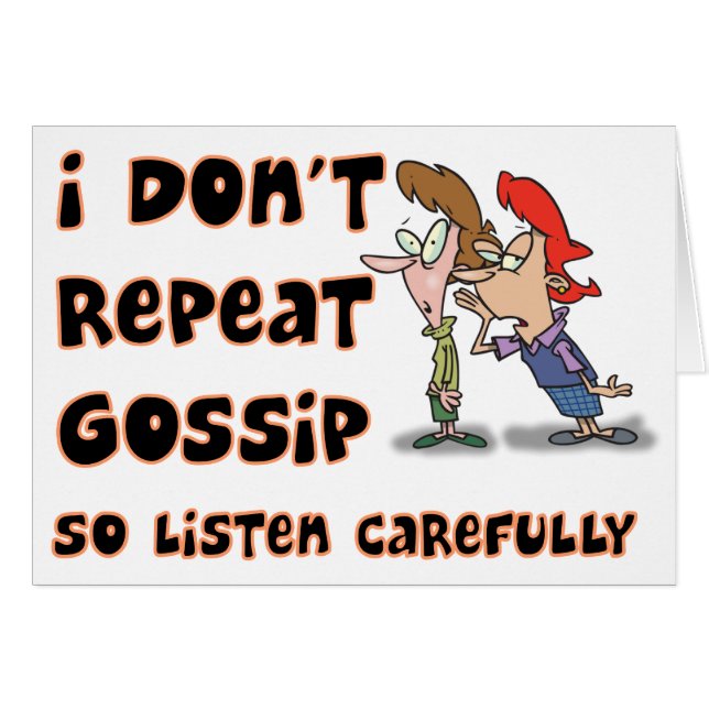 Cartoon Gossip (Devant horizontal)