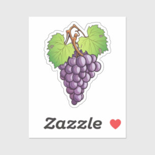 Cartoon grapes