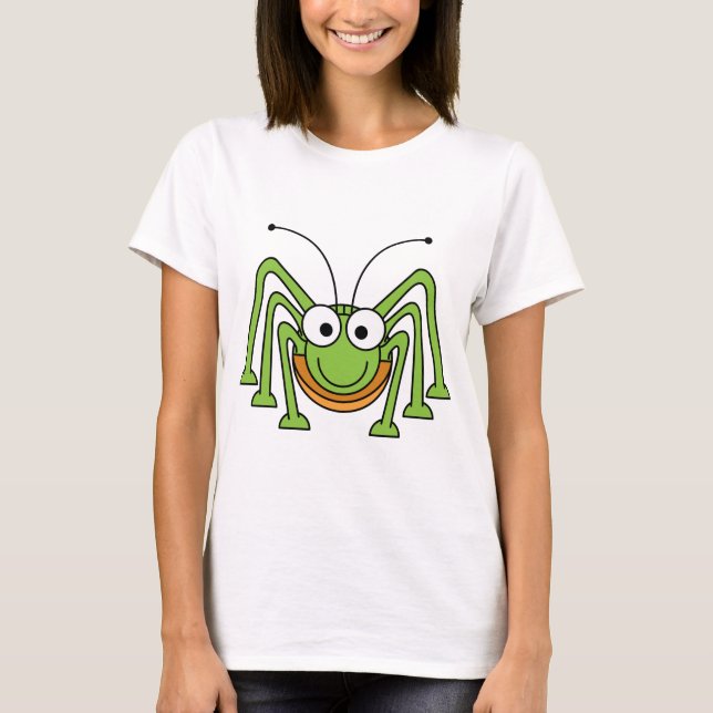 Cartoon Grasshopper T-Shirt (Front)