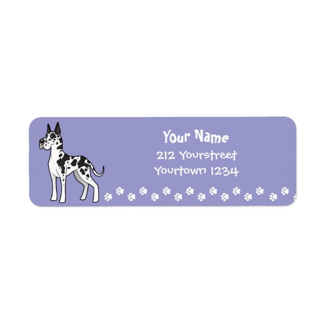 Cartoon Great Dane (Front)