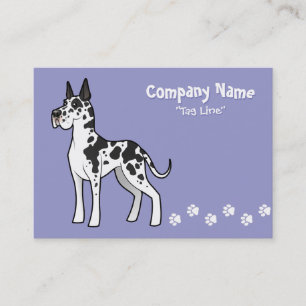 Cartoon Great Dane Business Card