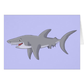 Cartoon Great White Shark