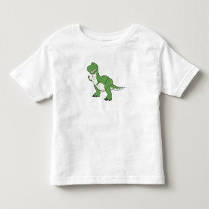 Cartoon Green Dinosaur Rex Disney Toddler T-shirt