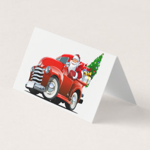 Cartoon greeting Christmas card