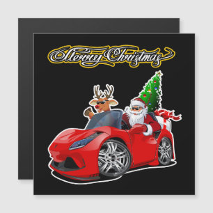 Cartoon greeting Christmas card