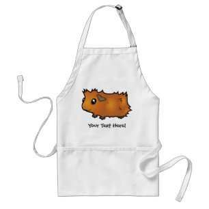 Cartoon Guinea Pig (scruffy) Standard Apron