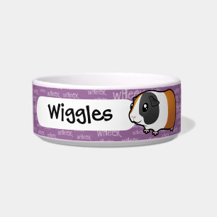 Cartoon Guinea Pig (smooth hair) Bowl