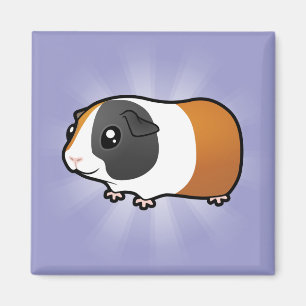 Cartoon Guinea Pig (smooth hair) Magnet