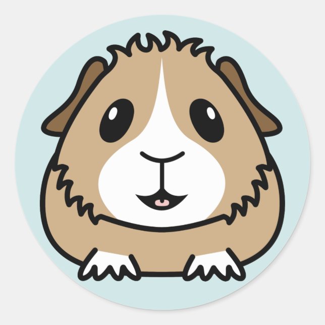 Cartoon Guinea Pig Stickers (Front)