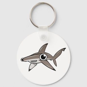 Cartoon Hammerhead Keychain