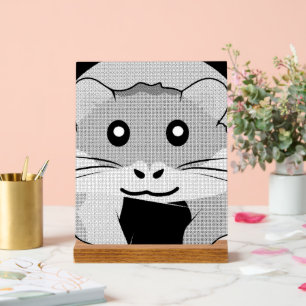 Cartoon Hamster Scarfed Joy