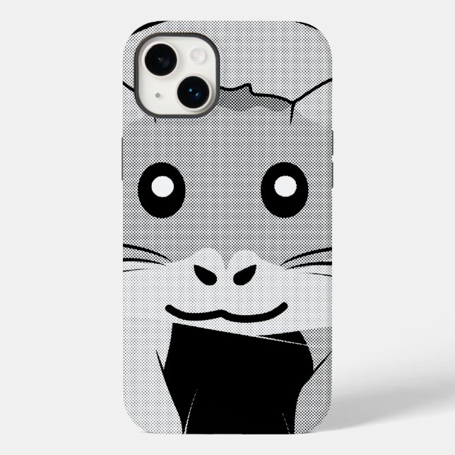 Cartoon Hamster Scarfed Joy Case-Mate iPhone Case (Back)