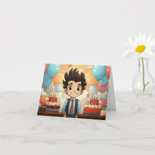 cartoon happy birthday card