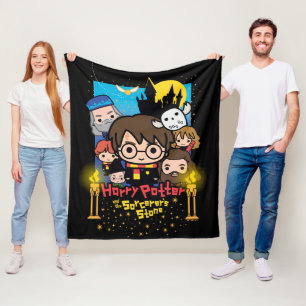 Cartoon Harry Potter and the Sorcerer's Stone Fleece Blanket