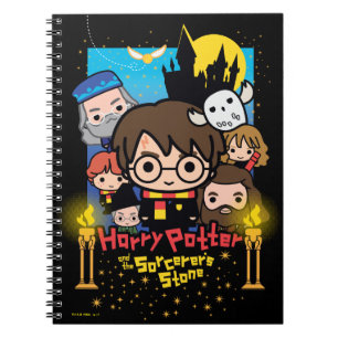 Cartoon Harry Potter and the Sorcerer's Stone Notebook