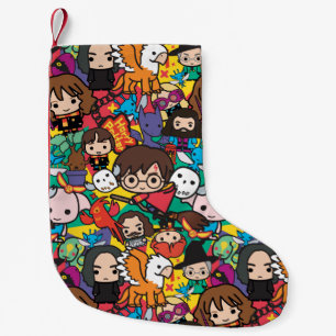 Cartoon Harry Potter Character Toss Pattern Small Christmas Stocking