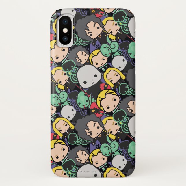 Cartoon Harry Potter Death Eaters Toss Pattern Case-Mate iPhone Case (Back)