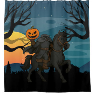 cartoon Headless Horseman Halloween/Autumn