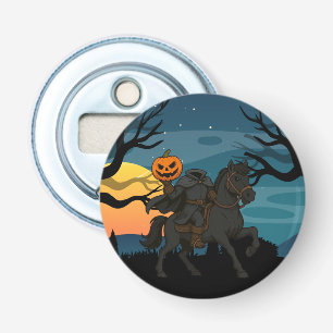cartoon Headless Horseman Halloween/Autumn Bottle Opener