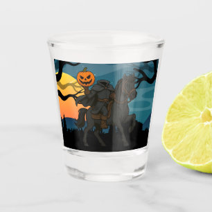 cartoon Headless Horseman Halloween/Autumn  Shot Glass