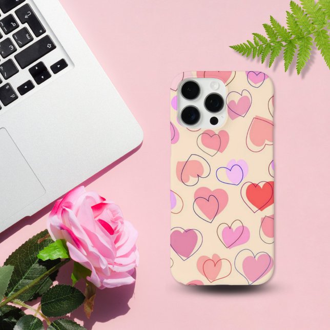 Cartoon Hearts Case-Mate iPhone Case (Creator Uploaded)
