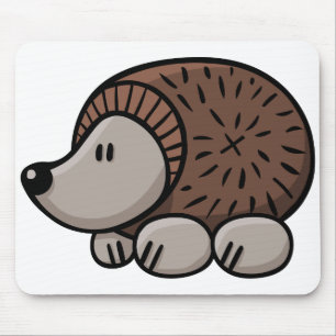 Cartoon Hedgehog Mouse Pad