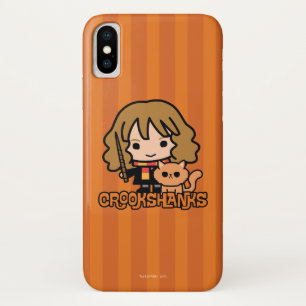 Cartoon Hermione and Crookshanks Case-Mate iPhone Case