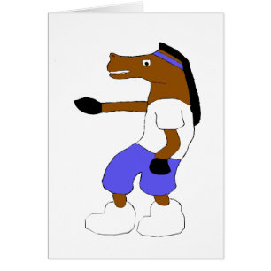 Cartoon Hip Hop Horse Nelly Fan