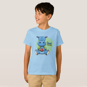 Cartoon Hippo Kids T-Shirt