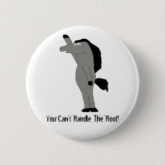 Cartoon Horse Lawyer 2 Inch Round Button