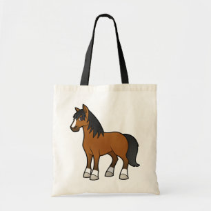Cartoon Horse Tote Bag